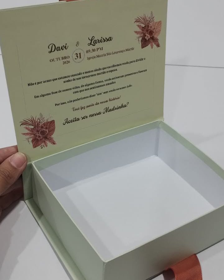 Caixa cartonada personalizada